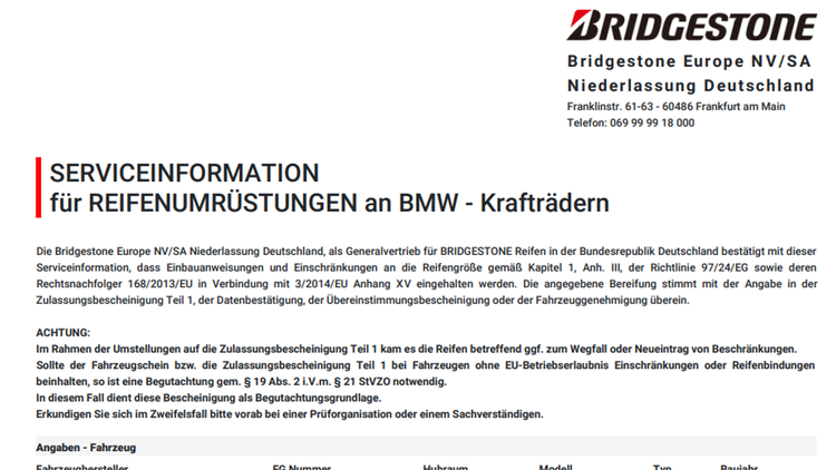 Ab Januar 2025 gelten geänderte Regeln für Motorradreifen Freigaben