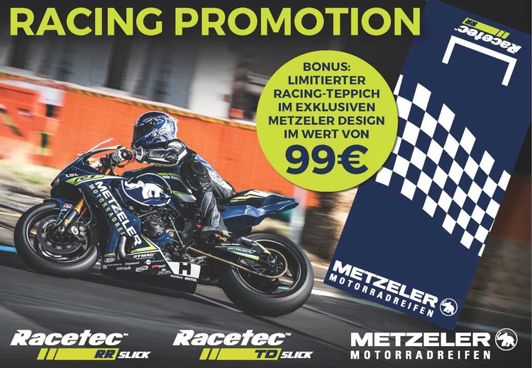 METZELER Racing Motorradreifen Promotion 