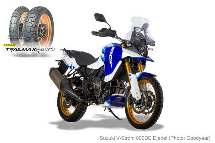 Novo pneu de motocicleta Adventure 2023 - Dunlop TRAILMAX RAID