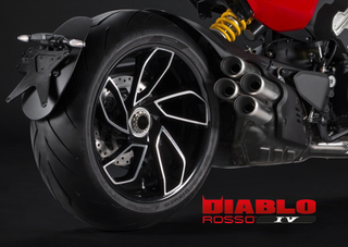 The Pirelli Diablo Rosso IV is now available for Ducati Diavel