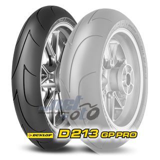 Dunlop D 213 120/70 ZR17 (58W) Dunlop D213 GP PRO 3 Plus RACE Anteriore Tubeless - no necesita camera d'aira Racing Pneumatici Moto M/C 