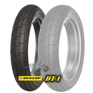 Dunlop DT1 130/80 -19 (67H) Dunlop DT-1 Anteriore Tubeless - no necesita camera d'aira Crossover,Flat Track,Touring Pneumatici Moto M/C 