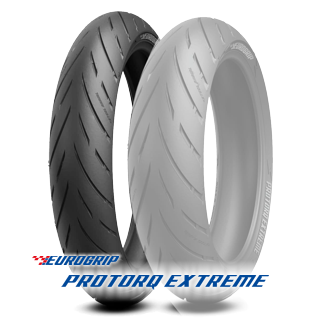 Eurogrip Protorq Extreme 110/70 ZR17 (54W) Eurogrip Protorq Extreme Anteriore Tubeless - no necesita camera d'aira Scooter Pneumatici Moto M/C 